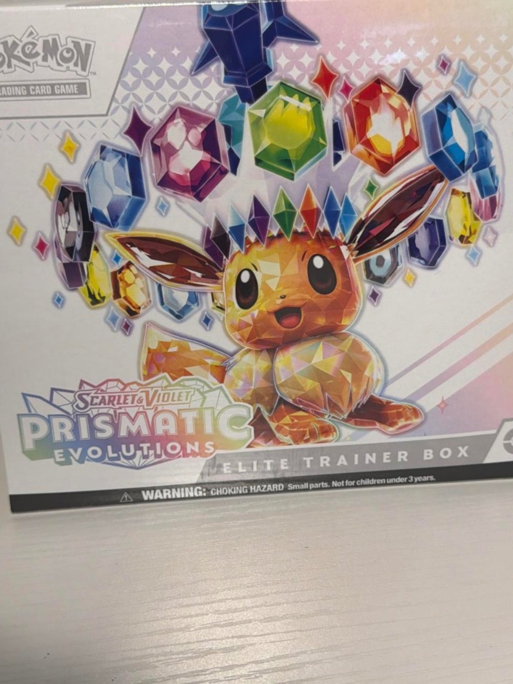 Pokemon Scarlet & Violet Prismatic Evolutions Elite Trainer Box